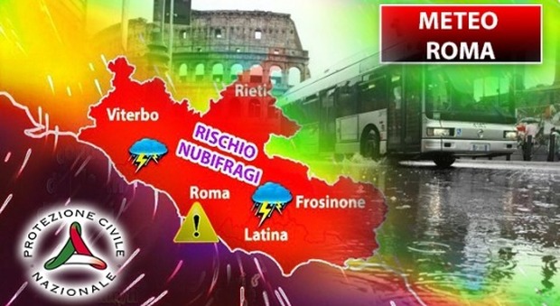 Meteo, weekend di nubifragi in tutta Italia. Allerta meteo in Lazio, Campania e Friuli - Il Messaggero