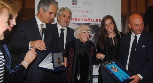 Ai Premi Kinéo riconoscimento della Regione Lazio alla carriera per Lina Wertmuller
