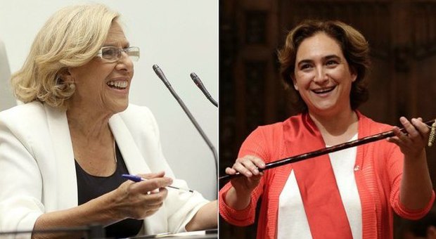 Spagna, arriva "Podemos": a Madrid e Barcellona due donne "indignate" sindaco