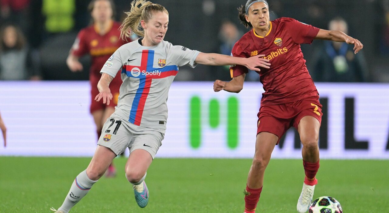La Roma Femenina, casi perdida: perdió 0-1 ante el Barcelona en la UEFA Women’s Champions League.  Récord olímpico: 39.454 espectadores