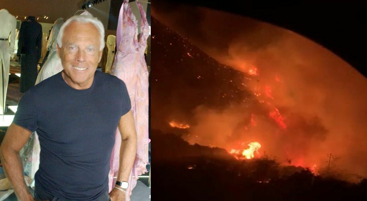 Pantelleria, paura per Giorgio Armani: cena interrotta e fuga sullo yacht. «Il fuoco dentro casa»