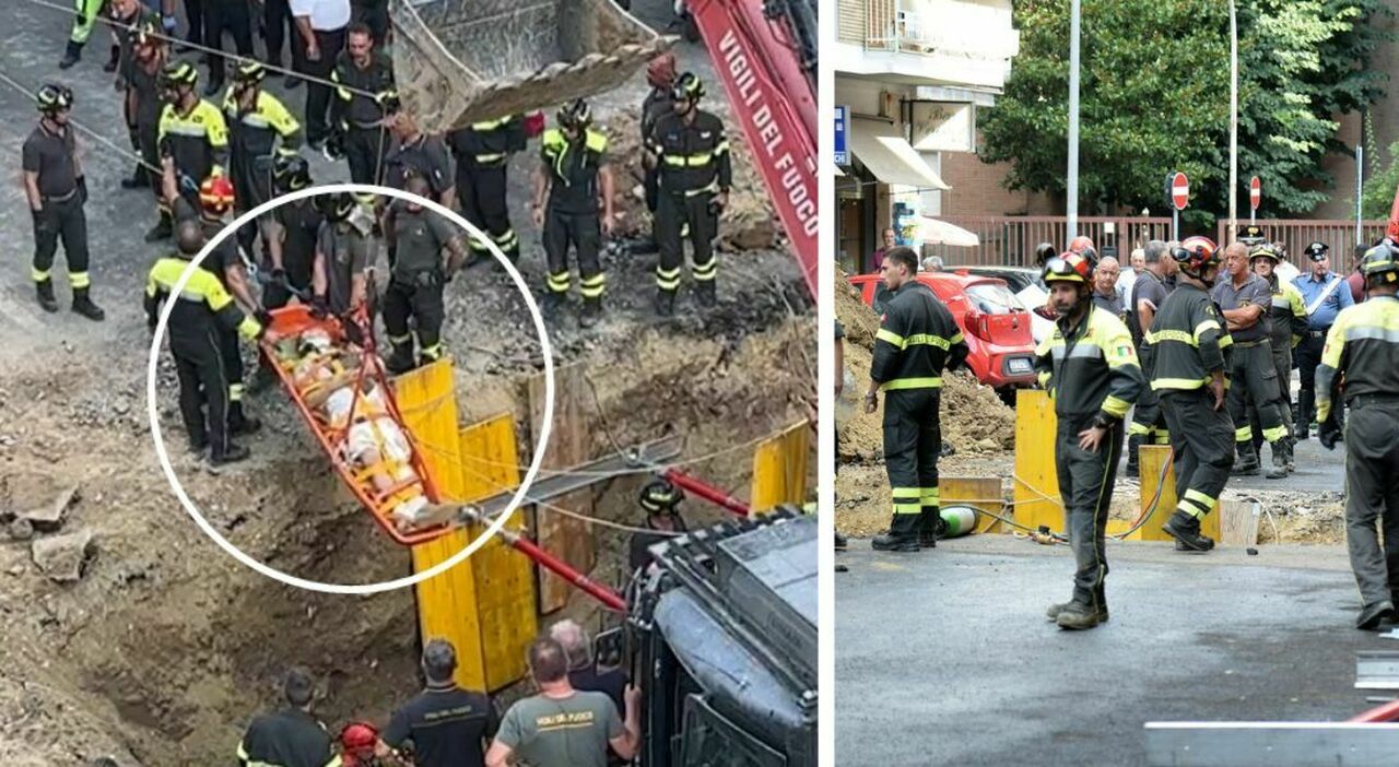Roma, scavano tunnel, ma uno di loro resta incastrato: salvato dai vigili del fuoco. Due arresti. L