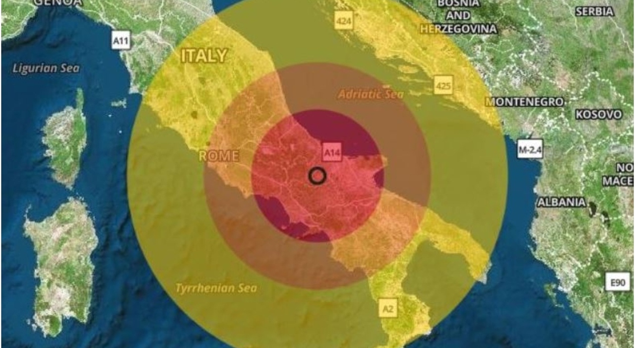 Terremoto a Campobasso di magnitudo 4.6: avvertito a Napoli, Caserta, Pescara, Bari e a Frosinone