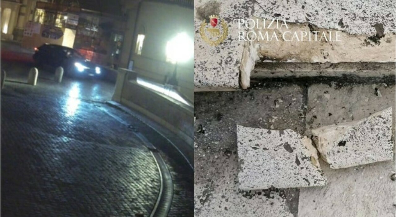 Roma, con la Maserati danneggia la scalinata di Trinità dei Monti: denunciato il guidatore