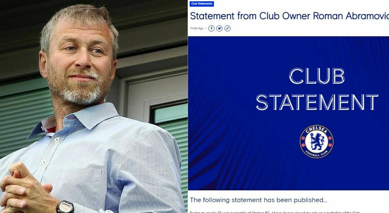 Abramovich, the Russian oligarch leaves Chelsea: &quot;I do it for the good of the club&quot; - ilmessaggero.it - Archysport
