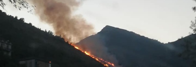 Incendio a Roccagorga