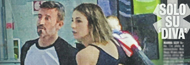 Max Biaggi con la nuova fidanzata Michelle Carpente