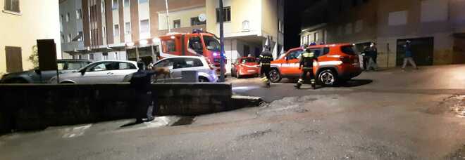 Perugia, i soccorsi per l'incendio del 5 gennaio