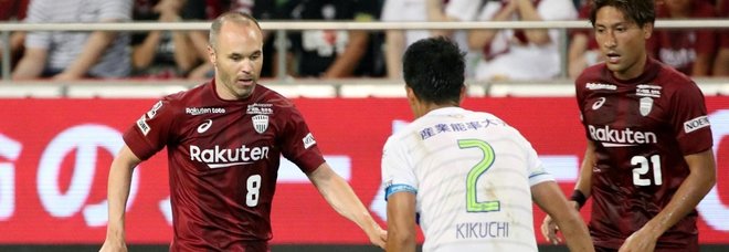 Iniesta, debutto amaro in Giappone: il suo Vissel Kobe perde 0-3