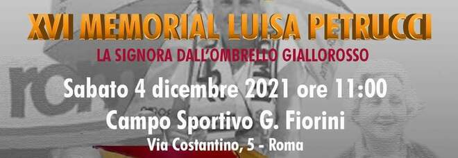 Roma, sabato 4 dicembre il "Memorial Luisa Petrucci": partita speciale per ricordare la tifosa con l'ombrello giallorosso