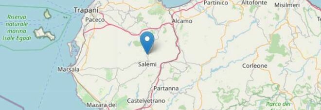 Terremoto, tre scosse all'alba a Salemi in provincia di Trapani