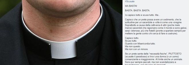 San Marino, parroco choc su facebook: se un prete sente necessità fisiche lo faccia con un animale