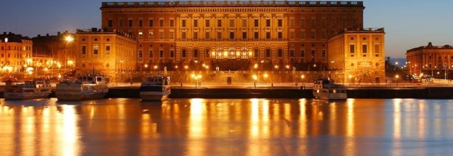 Il palazzo reale di Stoccolma, capitale della Svezia