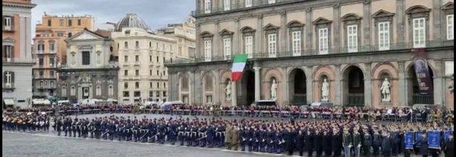 Giuramento alla Scuola Militare Nunziatella, le congratulazioni all'allievo Martucci