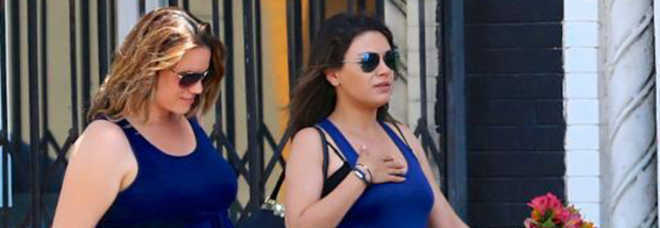 Mila Kunis futura mamma: passeggiata a Los Angeles col pancione in vista
