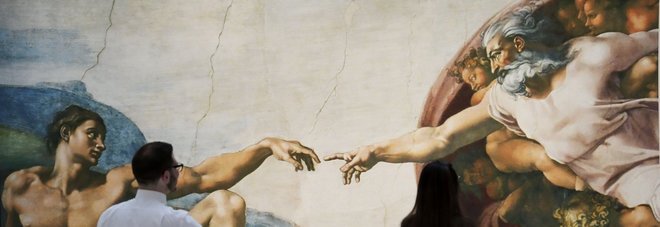New York, le gigantografie della Cappella Sistina: sembra di toccare Michelangelo