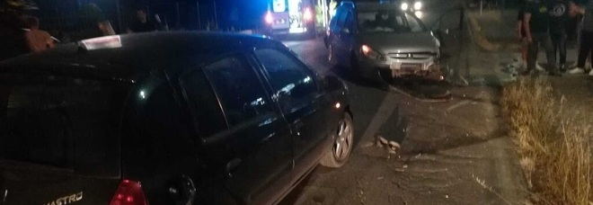 Spettacolare incidente a Ceccano: coinvolte tre auto, conducenti illesi per miracolo