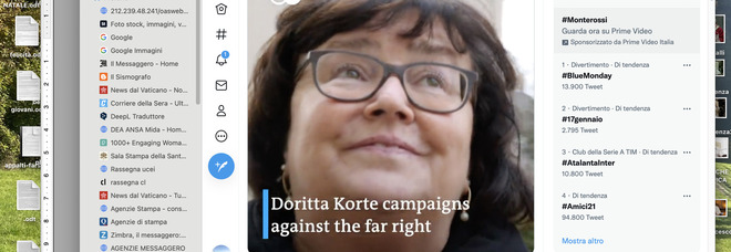 Doritta, la signora della porta accanto che in Germania si batte contro i gruppi nazi