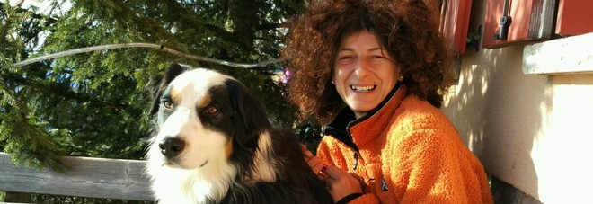 Serena Zanella con il suo cane
