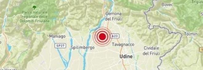Terremoto in Friuli, scossa di 3.0 preceduta da un forte boato: paura tra i cittadini