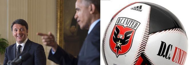 E Obama donò a Renzi un pallone del Washington DC United