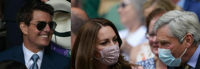Wimbledon, da Kate Middleton a Tom Cruise: grandi nomi in tribuna per Djokovic-Berrettini