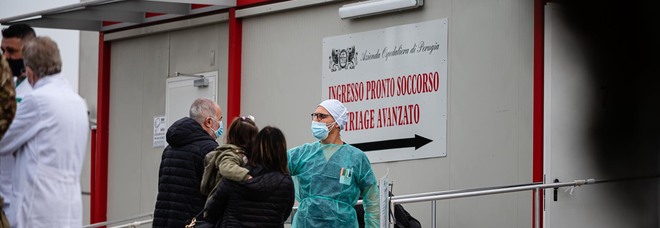 Il triage al Pronto soccorso dell'ospedale di Perugia