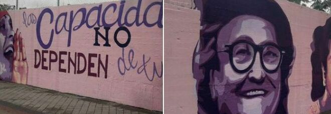 Madrid, battaglia sul murales femminista. Vox e la destra vogliono rimuoverlo: «É politico»