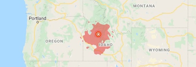 Usa, terremoto magnitudo 6.5 nell'Idaho: avvertito anche in altre zone