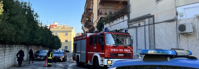 Cassino, incendio in appartamento: uomo finisce in ospedale