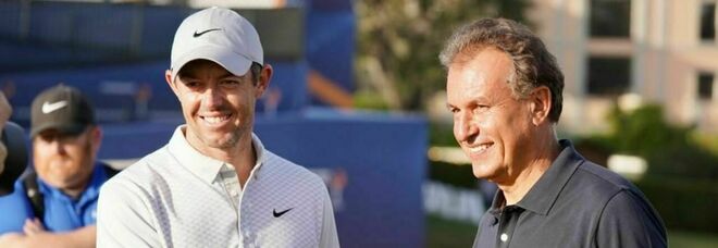 Golf, Sport e salute: Vito Cozzoli in campo con il campione Rory Mcllroy al Marco Simone