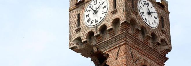 La Torre dell'orologio di Novi è crollata del tutto