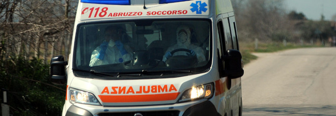 Un soccorso in ambulanza