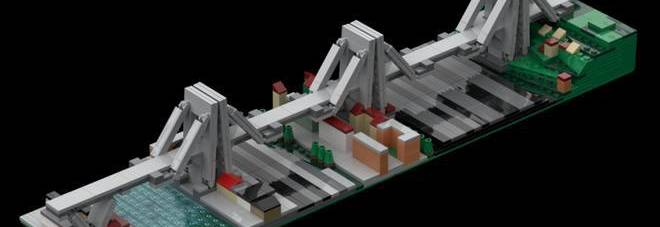 Ponte Morandi in mattoncini Lego: l'idea macabra scatena la bufera